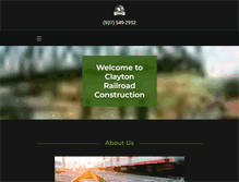 Tablet Screenshot of claytonrailroad.com